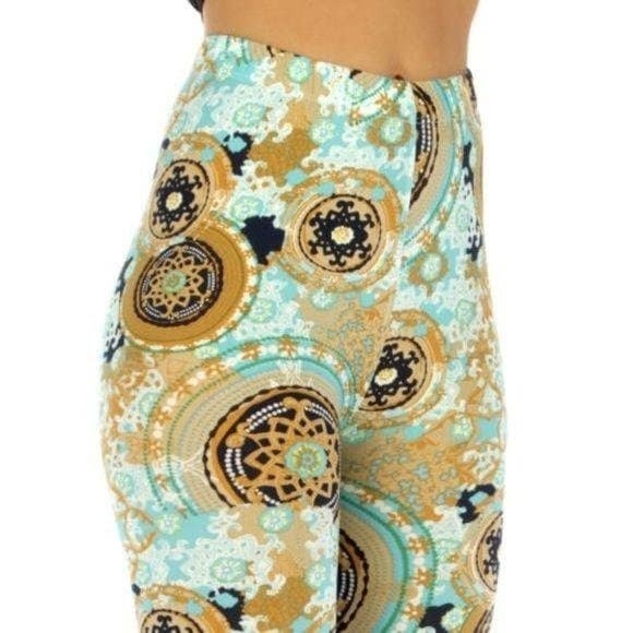 Reg One Size‎ Abstract Tribal Pattern Leggings - Picture 2 of 8